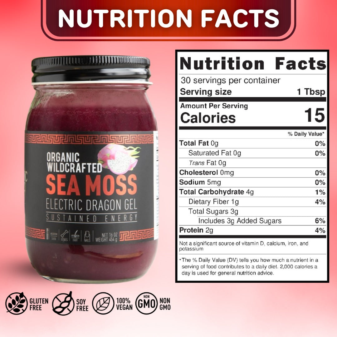 Electric Dragon Sea Moss Gel